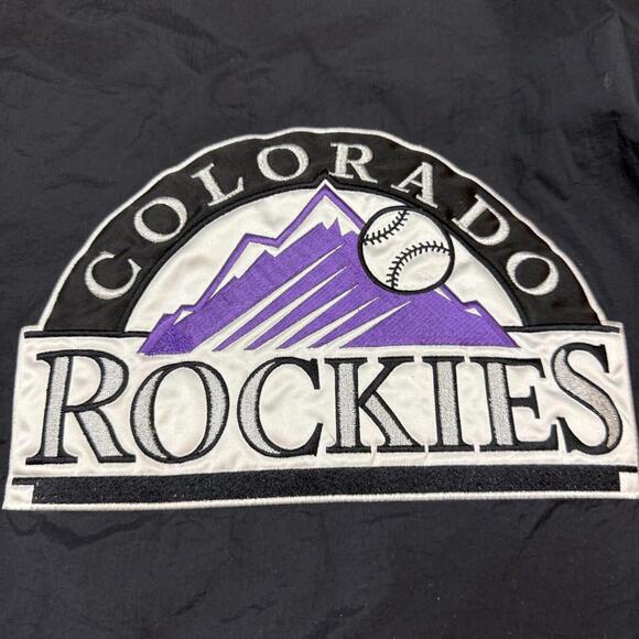 Vintage 1990s Colorado Rockies Starter Jacket XL Ultra Rare MLB - Picture 9 of 10